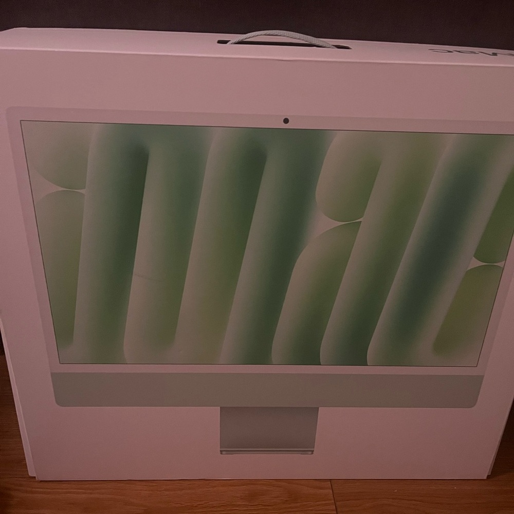 BOX ONLY Apple iMac with Mint Green Finish